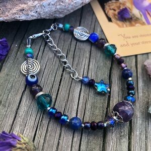 Circe Asteroid Goddess Gemstone Bracelet